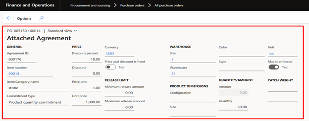 Improving Procurement with Purchase Agreements in D365