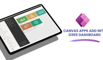 Canvas apps Add into D365 dashboard
