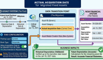 Actual Acquisition Date for migrated fixed assets