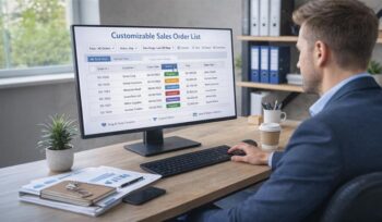 Customizable Sales Order List