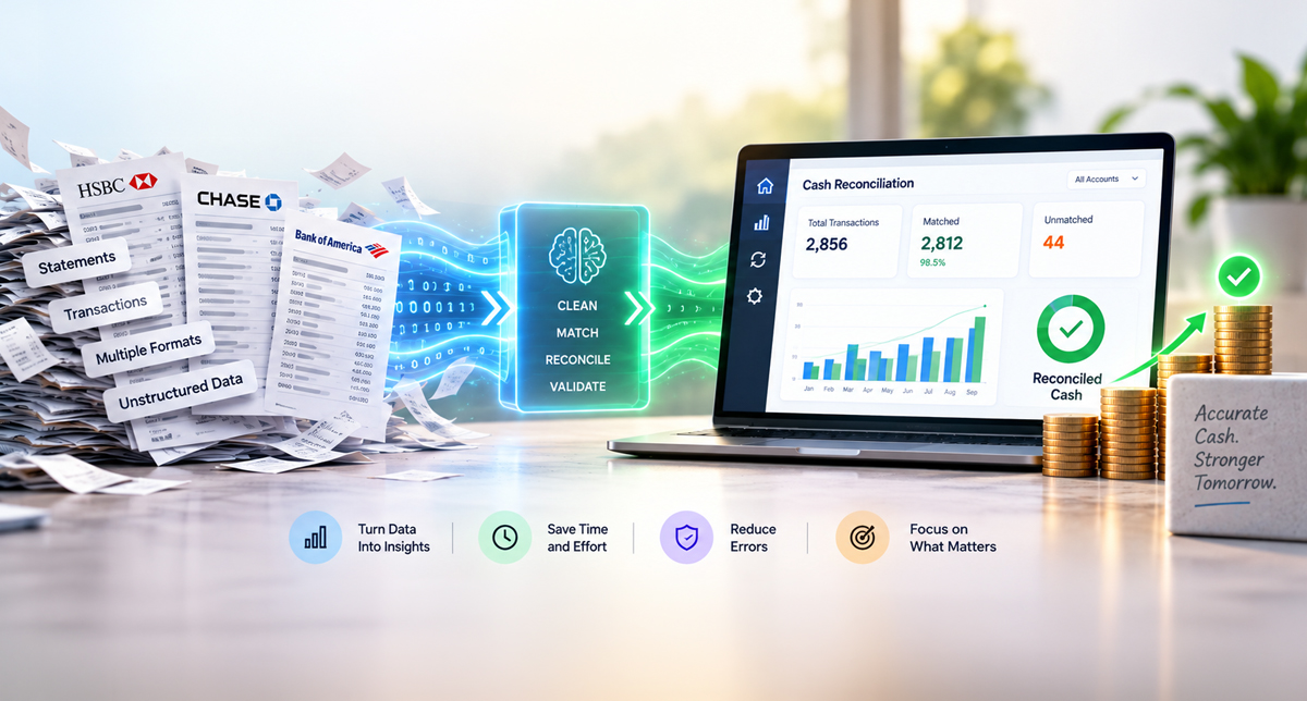 From Bank Data to Reconciled Cash whitepaper