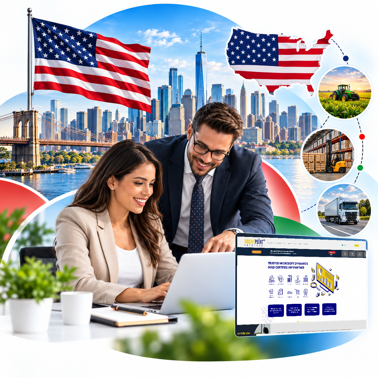 U.S. logistics and business collaboration with Microsoft Dynamics 365 ERP